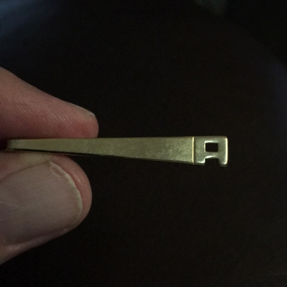 Vintage tie bar. Letter “A”